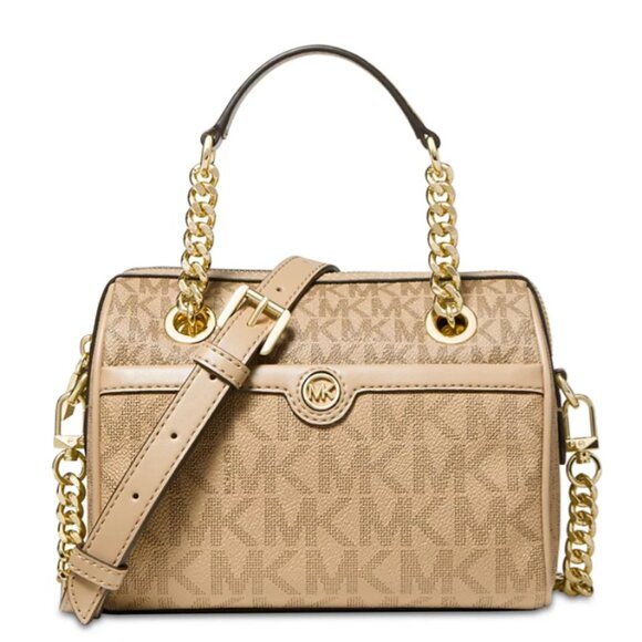 NWOT - Michael Kors Logo Blaire Extra Small Duffle Crossbody - Picture 1 of 11